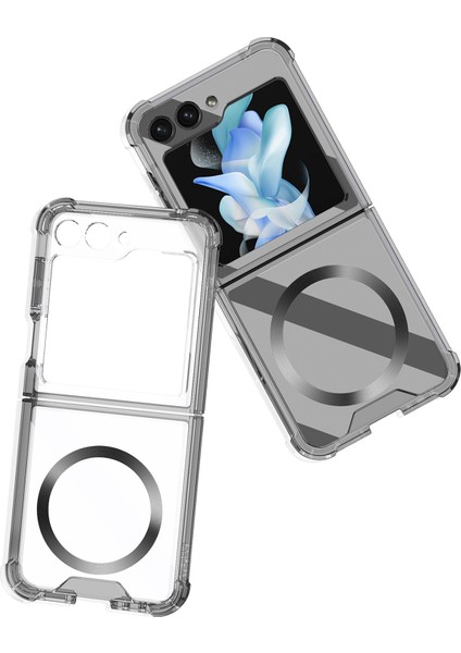 Samsung Galaxy Z Flip 5 Için Şeffaf Telefon Kılıfı , Magsafe ile Uyumlu Siyah (Yurt Dışından) fırsatları