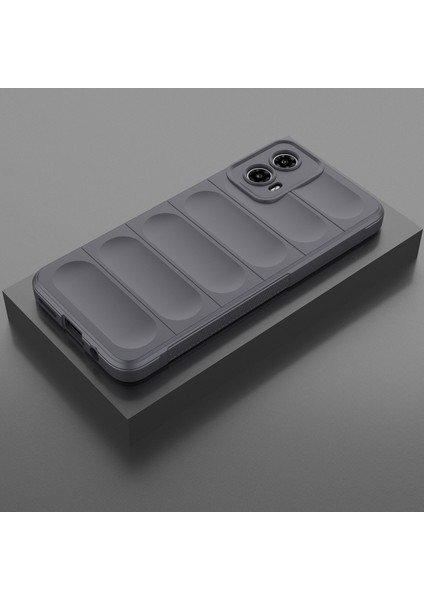 Motorola Moto G34 Için Kaymaz Yumuşak Silikon Telefon Kılıfı - Koyu Gri (Yurt Dışından) modelleri