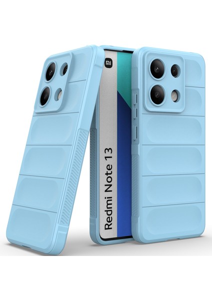 Xiaomi Redmi Note 13 4g Için Kaymaz Yumuşak Silikon Telefon Kılıfı - Mavi (Yurt Dışından)
