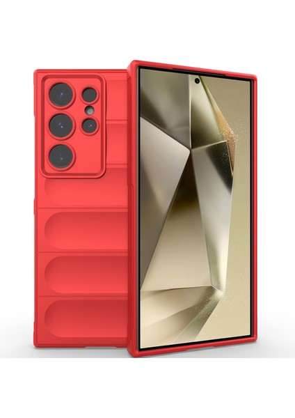 Samsung Galaxy S24 Ultra Için Kaymaz Yumuşak Silikon Telefon Kılıfı - Kırmızı (Yurt Dışından) fiyatları