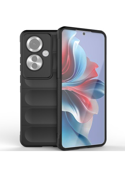 Oppo RENO11 F Için Kaymaz Yumuşak Silikon Telefon Kılıfı - Siyah (Yurt Dışından) fiyatları