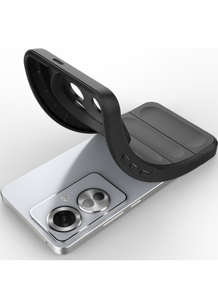 Oppo RENO11 F Için Kaymaz Yumuşak Silikon Telefon Kılıfı - Siyah (Yurt Dışından) fırsatları