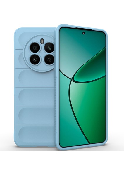 Realme 12+ Için Kaymaz Yumuşak Silikon Telefon Kılıfı - Mavi (Yurt Dışından) fiyatları