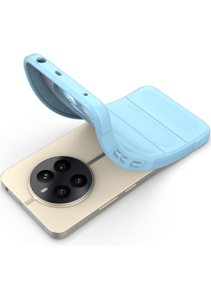 Realme 12+ Için Kaymaz Yumuşak Silikon Telefon Kılıfı - Mavi (Yurt Dışından) fırsatları