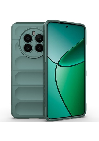 Realme 12+ Için Kaymaz Yumuşak Silikon Telefon Kılıfı - Yeşil (Yurt Dışından) fiyatları