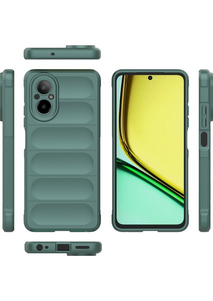 Realme C67 4g Için Kaymaz Yumuşak Silikon Telefon Kılıfı - Yeşil (Yurt Dışından) modelleri