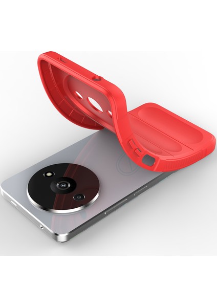 Xiaomi Redmi A3 Için Kaymaz Yumuşak Silikon Telefon Kılıfı - Kırmızı (Yurt Dışından) fırsatları