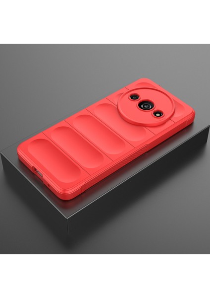 Xiaomi Redmi A3 Için Kaymaz Yumuşak Silikon Telefon Kılıfı - Kırmızı (Yurt Dışından) indirimleri