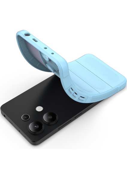 Xiaomi Redmi Note 13 4g Için Kaymaz Yumuşak Silikon Telefon Kılıfı - Mavi (Yurt Dışından) fırsatları