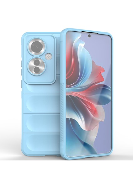 Oppo RENO11 F Için Kaymaz Yumuşak Silikon Telefon Kılıfı - Mavi (Yurt Dışından) fiyatları