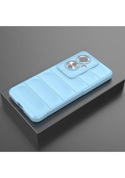 Oppo RENO11 F Için Kaymaz Yumuşak Silikon Telefon Kılıfı - Mavi (Yurt Dışından) indirimleri