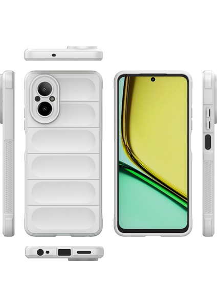 Realme C67 4g Için Kaymaz Yumuşak Silikon Telefon Kılıfı - Beyaz (Yurt Dışından) fiyatları