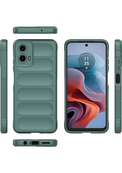 Motorola Moto G34 Için Kaymaz Yumuşak Silikon Telefon Kılıfı - Yeşil (Yurt Dışından) modelleri