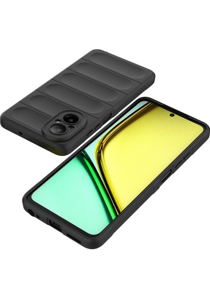 Realme C67 4g Için Kaymaz Yumuşak Silikon Telefon Kılıfı - Siyah (Yurt Dışından) indirimleri