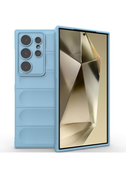 Samsung Galaxy S24 Ultra Için Kaymaz Yumuşak Silikon Telefon Kılıfı - Mavi (Yurt Dışından) fiyatları