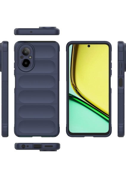 Realme C67 4g Için Kaymaz Yumuşak Silikon Telefon Kılıfı - Lacivert (Yurt Dışından) fiyatları