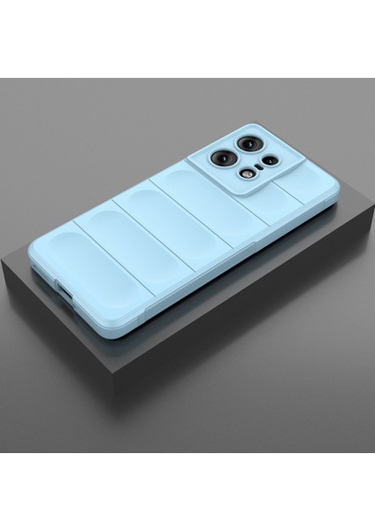 Motorola Edge 50 Pro Için Kaymaz Yumuşak Silikon Telefon Kılıfı - Mavi (Yurt Dışından) indirimleri