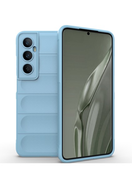 Realme C65 4g Için Kaymaz Yumuşak Silikon Telefon Kılıfı - Mavi (Yurt Dışından)