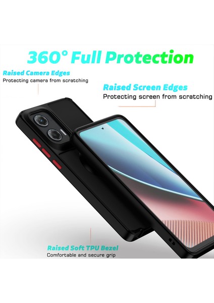 Motorola Moto G Stylus 5g (2024) Için Yüzük Stand Mat Sert Silikon Telefon Kılıfı - Dark Yeşil (Yurt Dışından) fiyatları