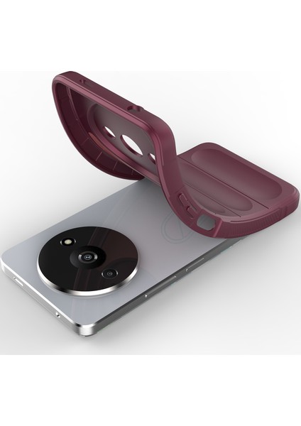 Xiaomi Redmi A3 Için Kaymaz Yumuşak Silikon Telefon Kılıfı - Koyu Kırmızı (Yurt Dışından) fırsatları