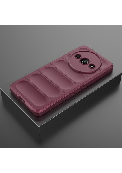 Xiaomi Redmi A3 Için Kaymaz Yumuşak Silikon Telefon Kılıfı - Koyu Kırmızı (Yurt Dışından) indirimleri