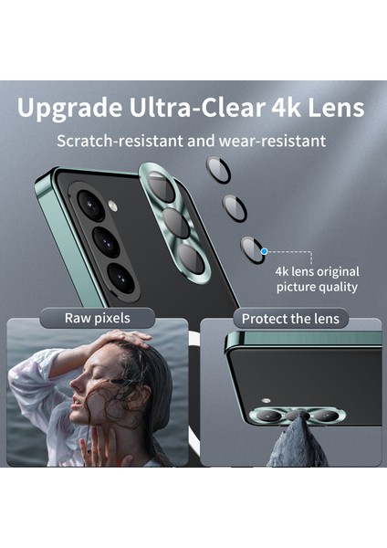 Samsung Galaxy S23+ Için Metal Pc Arka Lens Koruma Manyetik Kablosuz Şarj Cihazı Telefon Kılıfı Yeşil (Yurt Dışından) fırsatları