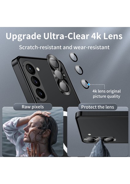 Samsung Galaxy S23 Fe Için Metal Pc Arka Lens Koruma Manyetik Kablosuz Şarj Cihazı Telefon Kılıfı Siyah (Yurt Dışından) fırsatları