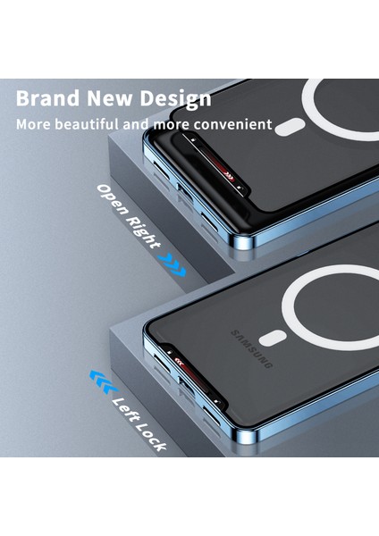 Samsung Galaxy NOTE10+/NOTE10 Plus Için Metal Pc Arka Lens Koruma Manyetik Kablosuz Şarj Cihazı Telefon Kılıfı Mavi (Yurt Dışından) indirimleri