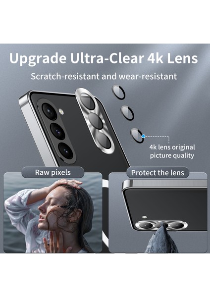 Samsung Galaxy S23+ Için Metal Pc Arka Lens Koruma Manyetik Kablosuz Şarj Cihazı Telefon Kılıfı Gümüş (Yurt Dışından) fırsatları