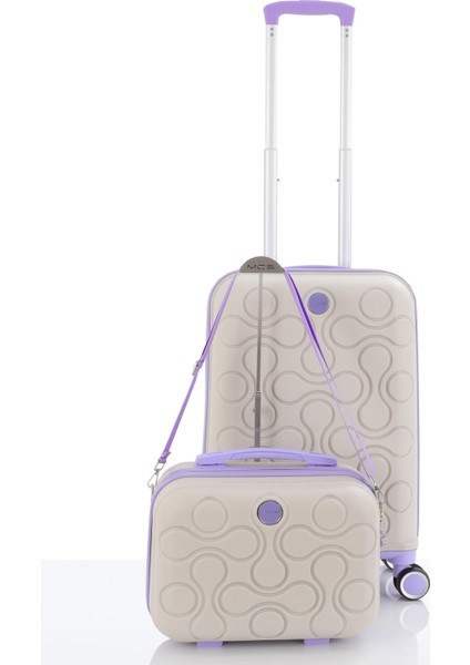 V376 Pp Y.üretim Valiz 55 cm + Makyaj Siyah Set