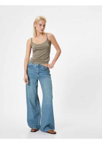 Askılı Atlet Modal Kumaş Slim Fit