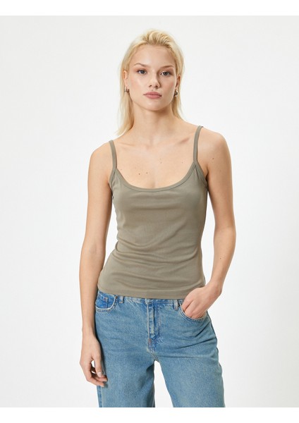 Askılı Atlet Modal Kumaş Slim Fit