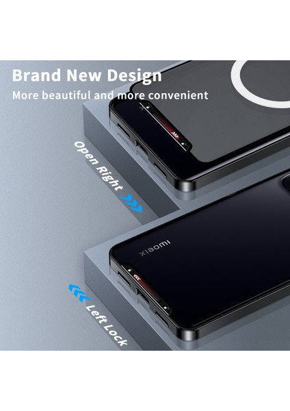 Xiaomi 13 Pro Için Metal Pc Arka Lens Koruma Manyetik Kablosuz Şarj Cihazı Telefon Kılıfı Siyah (Yurt Dışından) indirimleri