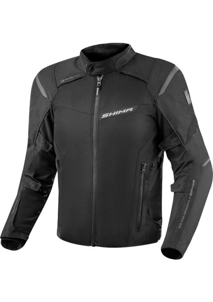 Shima Rush 2.0 Korumalı Motosiklet Montu Siyah