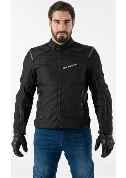 Shima Rush 2.0 Korumalı Motosiklet Montu Siyah fırsatları