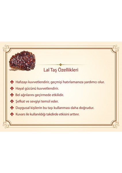 Makrome Örgülü Naturel Kesim Lal Doğaltaş Erkek Bileklik