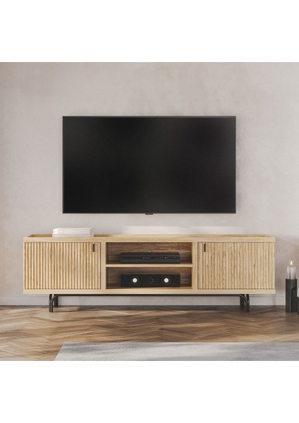 Enza Home Austin Tv Sehpası, 200X60 cm - Açık Meşe