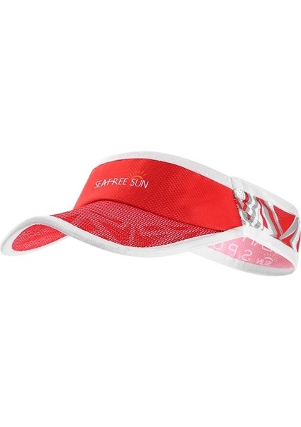 Açık Maraton Koşu Güneşliği Çabuk Kuruyan Nefes Alabilen Güneş Şapkası (Yurt Dışından)