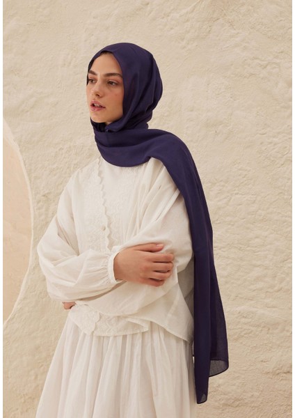 Rami Viskon Şal Patlıcan Moru fiyatları