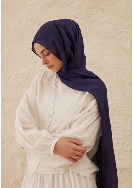 Rami Viskon Şal Patlıcan Moru fırsatları