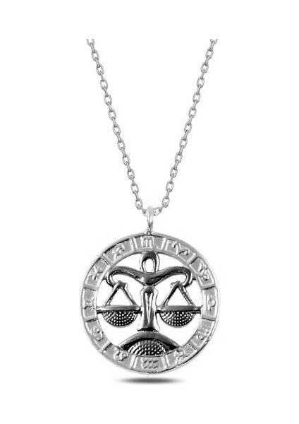 ​​​gümüş Terazi Burcu Kolye