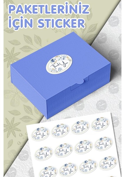 Thank You Sticker 5 2 cm 25 Adet Opak Sticker Hand Made Yapışkanlı Etiket T989 fiyatları