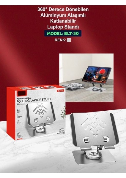 BLT-30 Mekanizmalı 12.9 inç Ayarlanabilir Metal iPad, Tablet ve Telefon Tutucu - Dayanıklı ve Güçlü Stand indirimleri