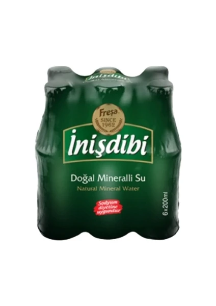 Freşa İnişdibi Sade Maden Suyu 6x200 ml.