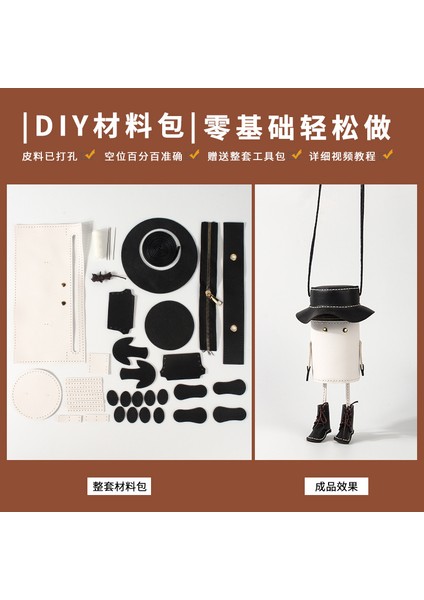 Çapraz Omuzdan Askili Çanta Karikatür Sevimli Kötü Adam Çantası (Yurt Dışından)