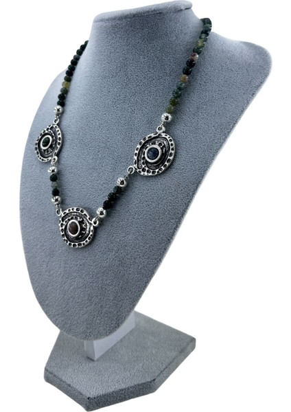 Özel Etnik Tasarım Hint Akik Kolye fiyatları