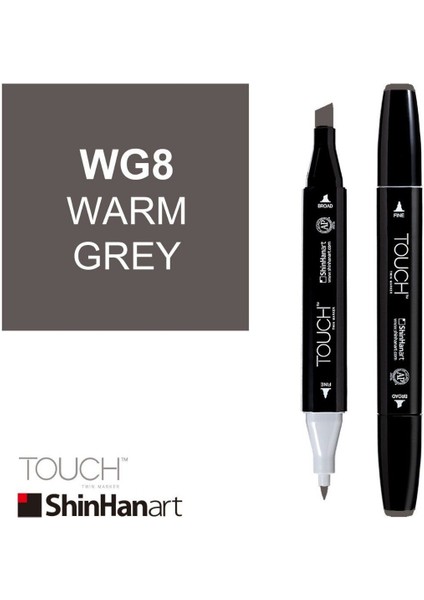 Art Touch Twin Marker Wg8 Warm Grey fiyatları