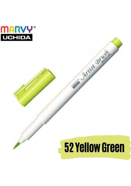 Artist Brush Pen 1100 Firça Uçlu Kalem 52 Yellow Green