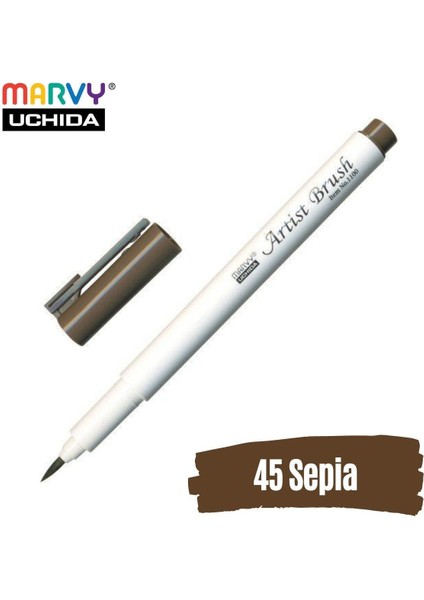 Artist Brush Pen 1100 Firça Uçlu Kalem 45 Sepia