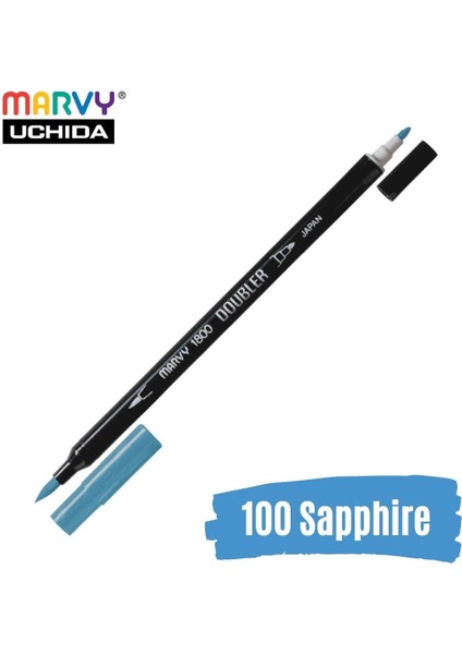 Artist Brush Pen 1800 Çift Taraflı Firça Uçlu Kalem 100 Sapphire fiyatları